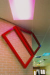 1983  Alkmaar  Kohnstammschool kleur- en lichtobjecten in gangen en trappenhuizen