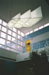 1992  Huizen  bedrijfsgebouw Provinciaal Waterleidingbedrijf Noord-Holland (PWN) lichtobjecten in de vide