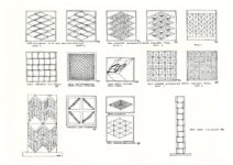 1975 Tekeningen optische- en spiegelreliëfs